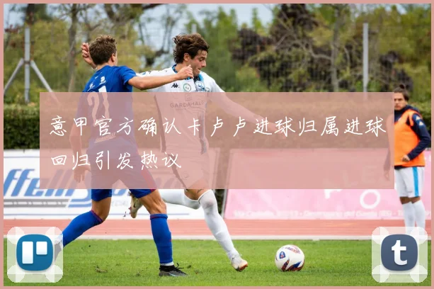 意甲官方确认卡卢卢进球归属进球回归引发热议